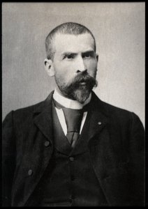 フランスの医師、細菌学者、免疫学者、エミールルー（Docteur Roux）（1853-1933）の肖像。 作： French Photographer